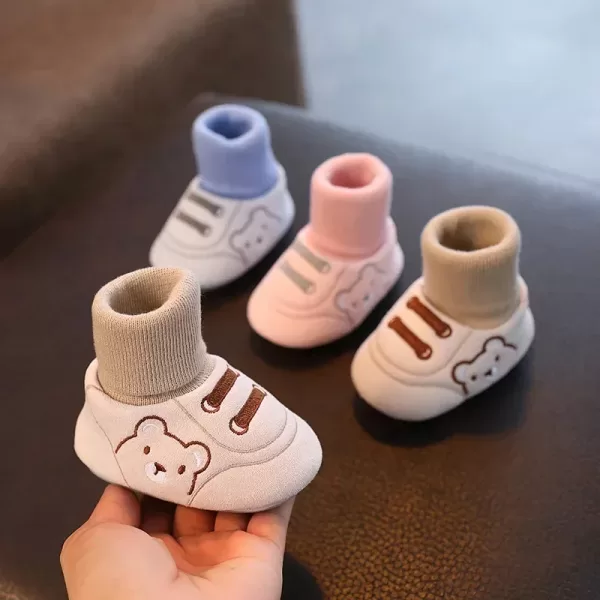 Child Floor Sneaker Booties Toddler Girls First Walker