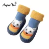 Cotton Baby Girl Sock Rubber Sole - Image 2