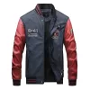 Leather Jacket Men Fleece Winter Streetwear in pakistan - Image 3