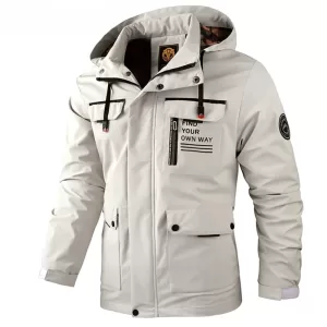 Jacket Man Waterproof Outdoor Soft Shell Winter Coat Clothing Warm Plus Size