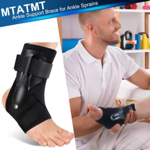 Sports Ankle Brace Compression Sleeve for Ankle Sprains,