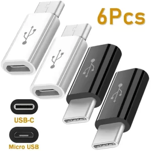 Micro USB To USB C Adapter Micro USB Female To Type C Male Convert Connector Support Charge Data Sync for Samsung Letv Xiaomi