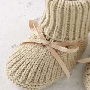 Newborn Baby Shoes Knitted Infant Girls