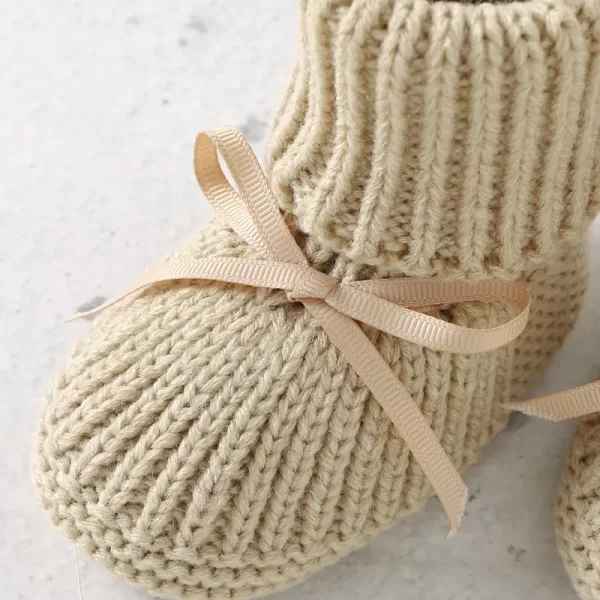 Newborn Baby Shoes Knitted Infant Girls - Image 3