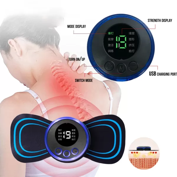 Mini Cervical Back Muscle Pain Relief Patch Stimulator Massageador - Image 4