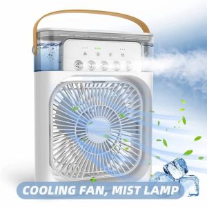 3 In 1 Air Humidifier Cooling Usb Fan Led Night Light Water Mist Fun Humidification Fan Spray Electric FanQuestions_AnswersProduct DisputeStock Confirmation - 1