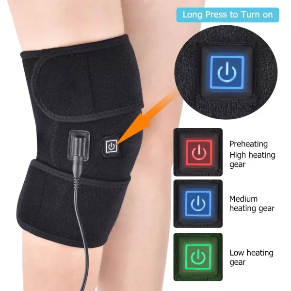 Electric Leg Massager For Arthritis Pain Relief Injury Recovery Infrared Therapy - Image 5