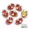 nail art decoration charm golden alloy with shiny color - Image 4