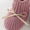 Adorable and Functional: Knit Baby Shoes and Gloves Set for Newborn Girls - Image 5
