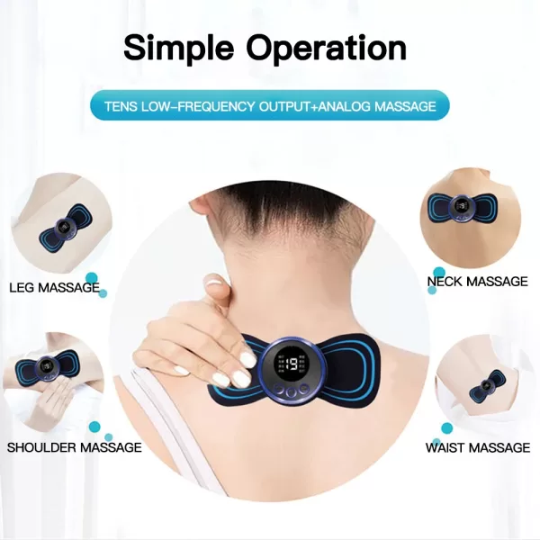 Mini Cervical Back Muscle Pain Relief Patch Stimulator Massageador - Image 6