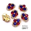 nail art decoration charm golden alloy with shiny color - Image 5