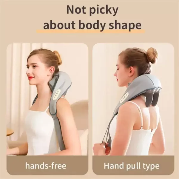 Neck Shoulder Massager Heated Kneading Car/Home Massage Shawl Best Gift Health Care - Image 6