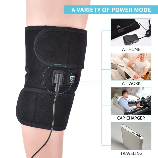 Electric Leg Massager For Arthritis Pain Relief Injury Recovery Infrared Therapy - Image 7