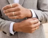 heart stacking rings can definitely be a great choice for men