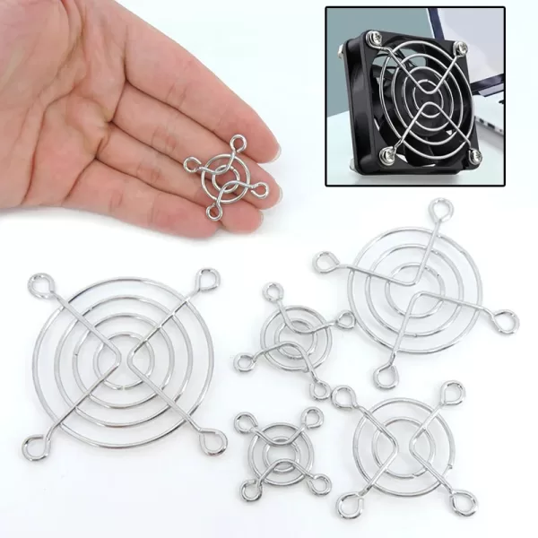 CPU Cooling Fan Guard - Metal mesh grill for CPU fan protection