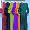 All color 2024 Pleated French Vestito Dress