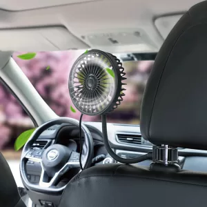 This Auto Headrest Ventilation Fan is the perfect solution for keeping your backseat passengers happy and cool during hot weather.