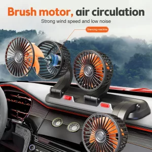 The 3-Head Car Fan is the ultimate solution for staying cool in any environment. Say goodbye to the heat and enjoy a refreshing breeze!