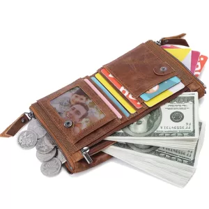 Men Wallet made from 100% Genuine Cow Leather