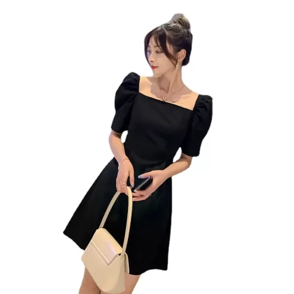 Short sleeve Korean office dresses: Summer style for work in 2024