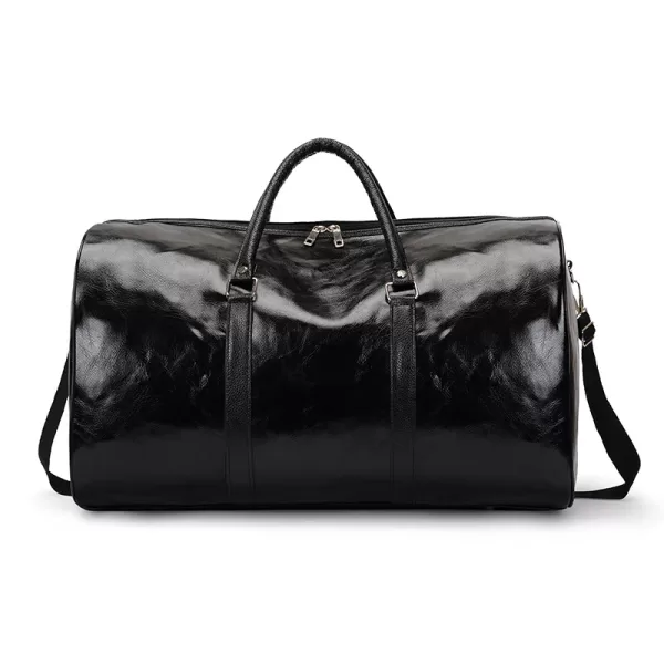 Stylish Pure Leather Duffel Bag as Carry-On Luggage