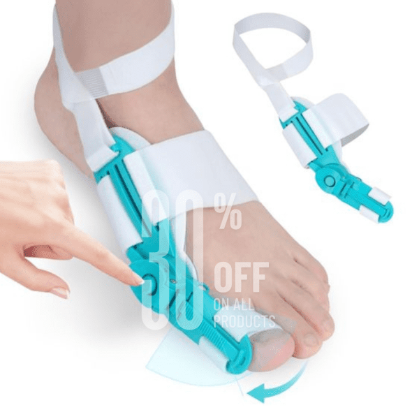 Top View of Adjustable Orthopedic Big Toe Bunion Corrector Splint