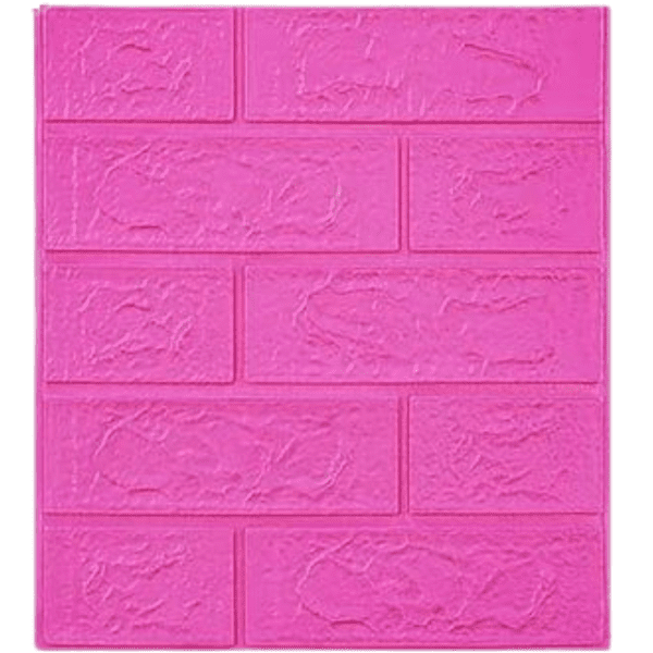 Close-up of brick wall sticker texture