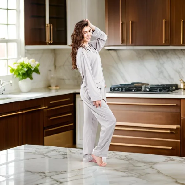 Comfortable bamboo pajamas for sensitive skin