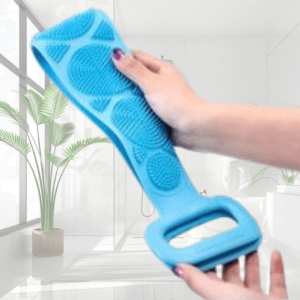 Multipurpose silicone bath brush suitable for kids, babies, adults, and pets