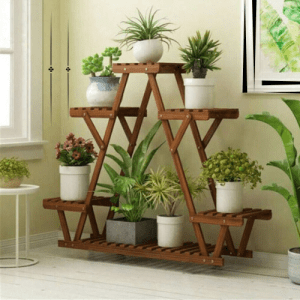 Beautifully Crafted Wooden Plant Stand