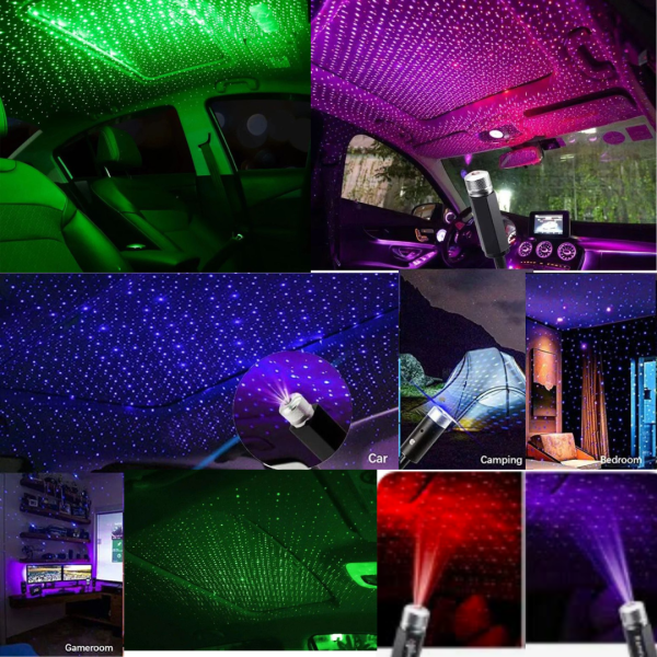 Universal Mini LED Car Roof Star Night Light