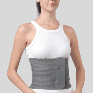 Close-up of Hot Shapers Waist Trimmer Belt with adjustable fit.