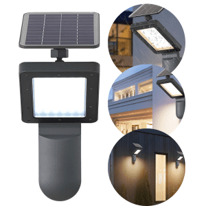 Solar-Powered LED Wall Light with High-Efficiency Solar Panel in Pakistan.