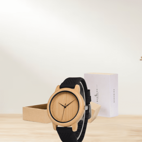 Eco-friendly wooden watch for men by TreeHut.