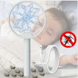 Rechargeable Mosquito Killer Racket with UV Light - Electric Insect Killer in Pakistan