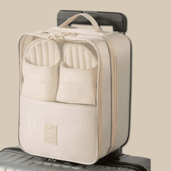 Travel Shoe Organizer with Separate Compartments