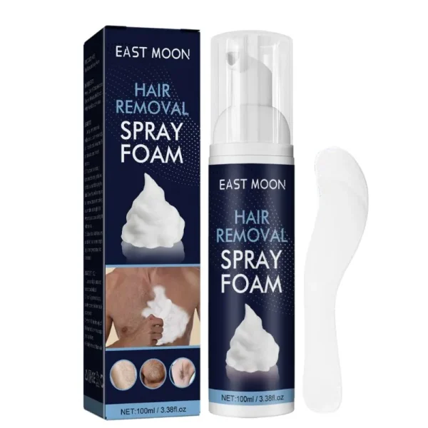 East Moon Hair Removal Spray Foam, a convenient and effective hair removal solution for smooth, touchable skin.