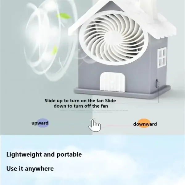 Air Conditioning Creative Mute Three Fan Blade Design