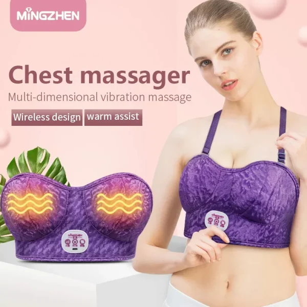 Breast​ Enlargement Device For Women Vibrator Chest Caress Cup Breasts Enlarge