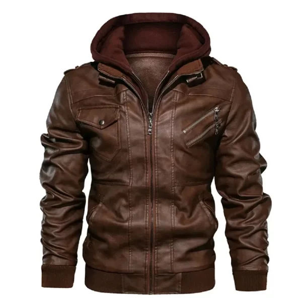 New Men’s Leather Jackets Autumn Casual Motorcycle PU Jacket Biker Leather Coats