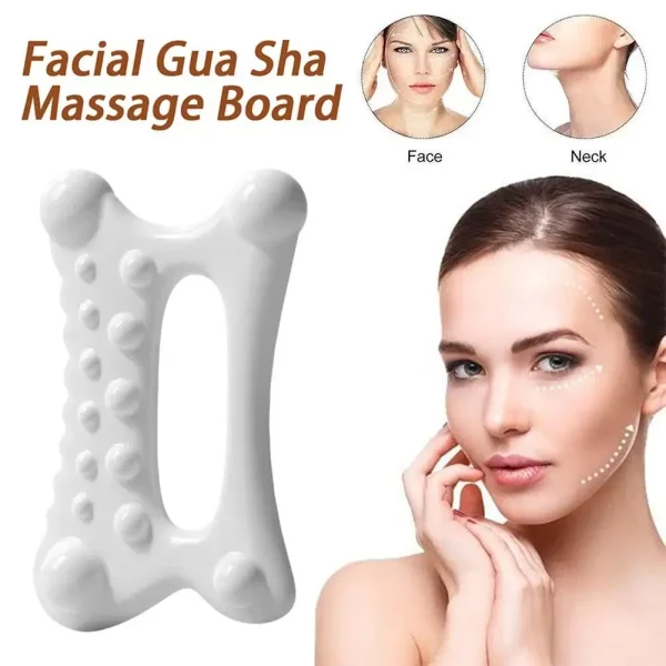 Facial Gua Massage Board  Free Portable Full Body Scraping Plate for Women Adults