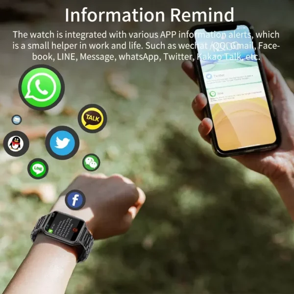 New Body Temperature Smart Watch Men Blood Oxygen Monitoring price in pakistan