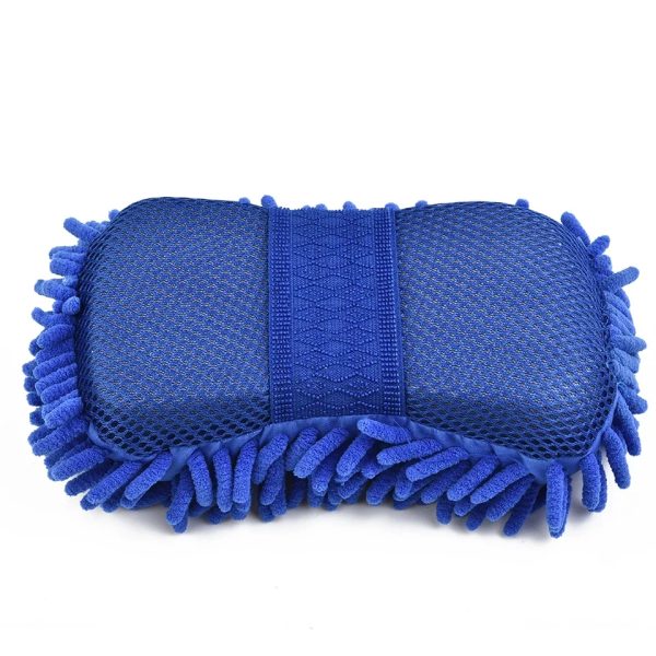 1pc Auto Cleaning Sponge Car Wash Care Washing Brush Pad Cleaning Tool Microfiber Washing Towel Scratch-free Car Accessory