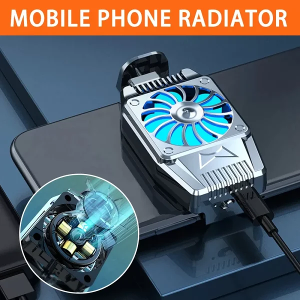 H15 Universal Mini Mobile Phone Cooling Fan Radiator