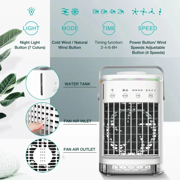 Air Portable Misting Mini USB Cooler Fan price in Pakistan