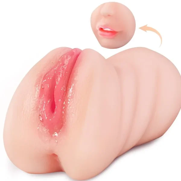 3-in-1 Male Masturbator – Realistic Pocket Pussy & Stroker