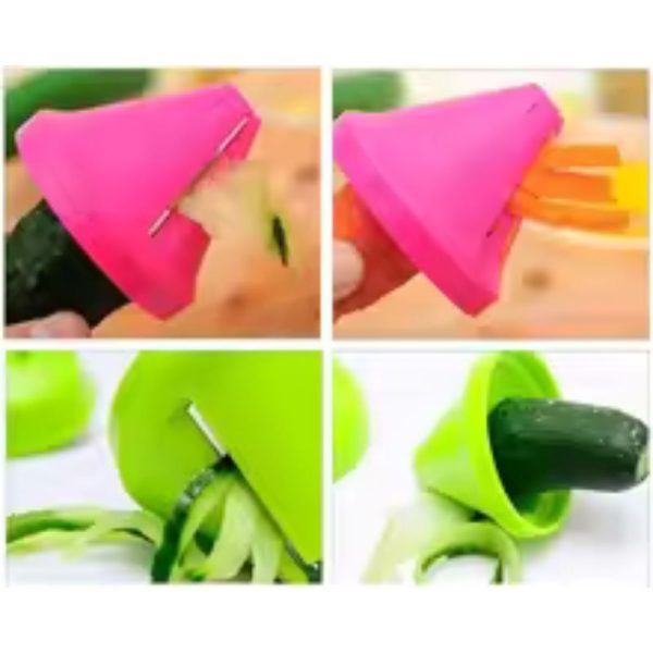 Kitchen Tool Vegetable Fruit Multifunction Spiral Shredder Peeler Manual Potato Carrot Radish Rotating Grater Kitchen Accessorie