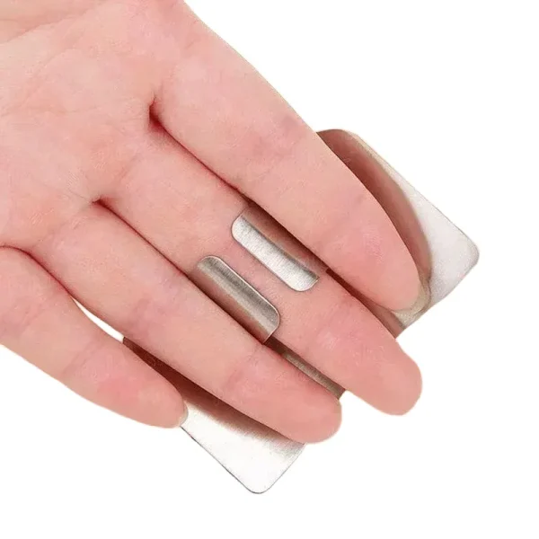 Finger Protector for Cutting – Stainless Steel Kitchen Tool