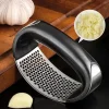 Garlic Press Crusher Chopping Tool - Mincer, Masher, and Chopper for Effortless Garlic Prep - Image 3