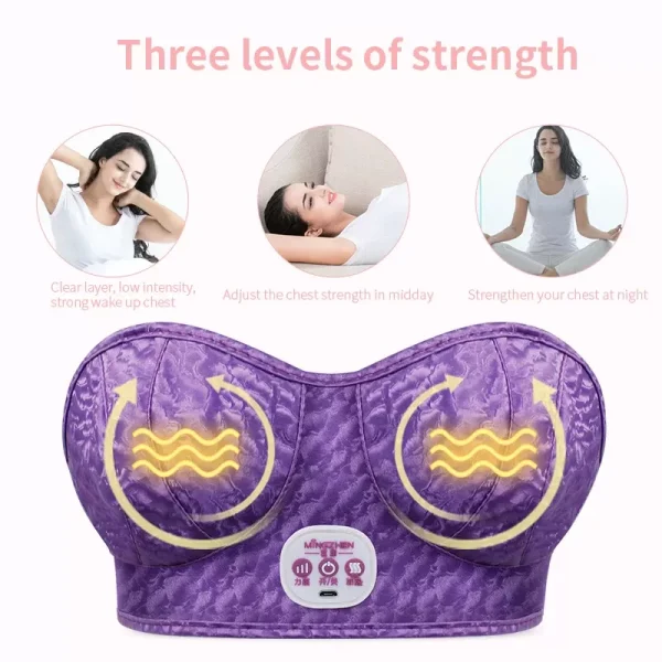 Breast​ Enlargement Device For Women Vibrator Chest Caress Cup Breasts Enlarge